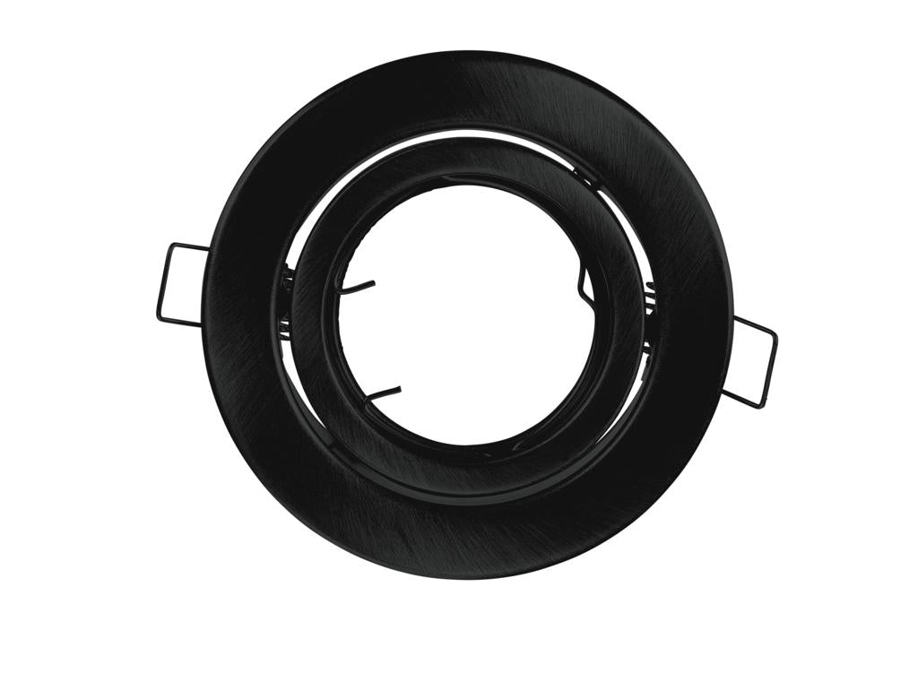 Ghiera in metallo ORIENTABILE rotonda-quadrata da incasso collezione REFLEX finitura bianco-nero-nichel-oro-cromo Ghiera in metallo ORIENTABILE rotonda-quadrata da incasso collezione REFLEX finitura bianco-nero-nichel-oro-cromo
